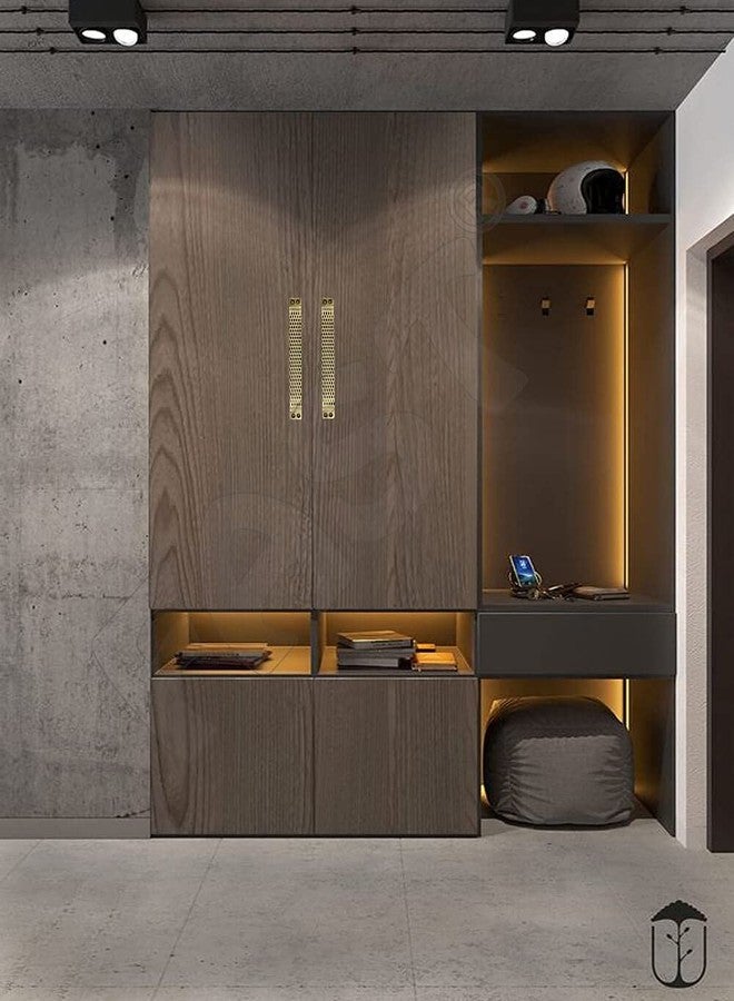 فاست مقبض سحب باب وخزانة من النحاس العتيق ذو فتحتين من FAST DH302، مناسب للأبواب الرئيسية المنزلية، وأبواب غرف النوم، وأبواب الحمامات، وجميع أنواع النوافذ (6 بوصات، قطعتان). - Image 4